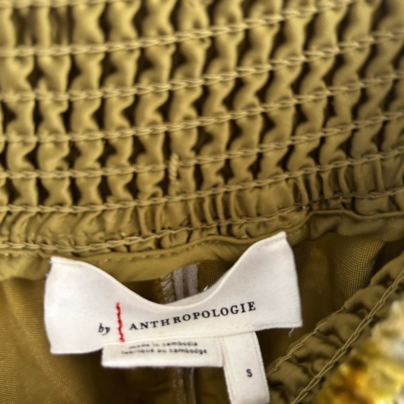 Olive green crushed velvet harem pants - Picture 2 of 4